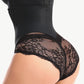 Full Size Spliced Lace Pull-On Shaping Shorts