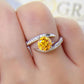 1 Carat Moissanite 925 Sterling Silver Ring