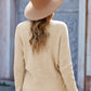 V Neck Wrap Front Knitted Top