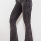 Two-Button Flare Jeans