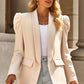 Puff Sleeve Shawl Collar Blazer