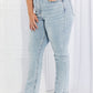 Lovervet Full Size Raw Hem High-Waisted Jeans