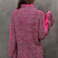 Contrast High Neck Sweater