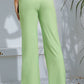 Slit High-Rise Flare Pants