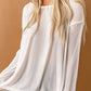 Printed Color Block Dropped Shoulder Spliced Top
