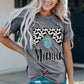 MAMA Graphic Cuffed Sleeve Round Neck Tee