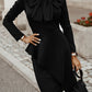 Bow Detail Long Sleeve Dress
