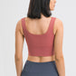 Zipper Front Sport Tank Top