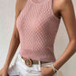 Round Neck Sleeveless Knit Top