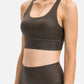 Crisscross Strappy Back Sports Bra