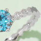 1 Carat Moissanite 6-Prong 925 Sterling Silver Ring