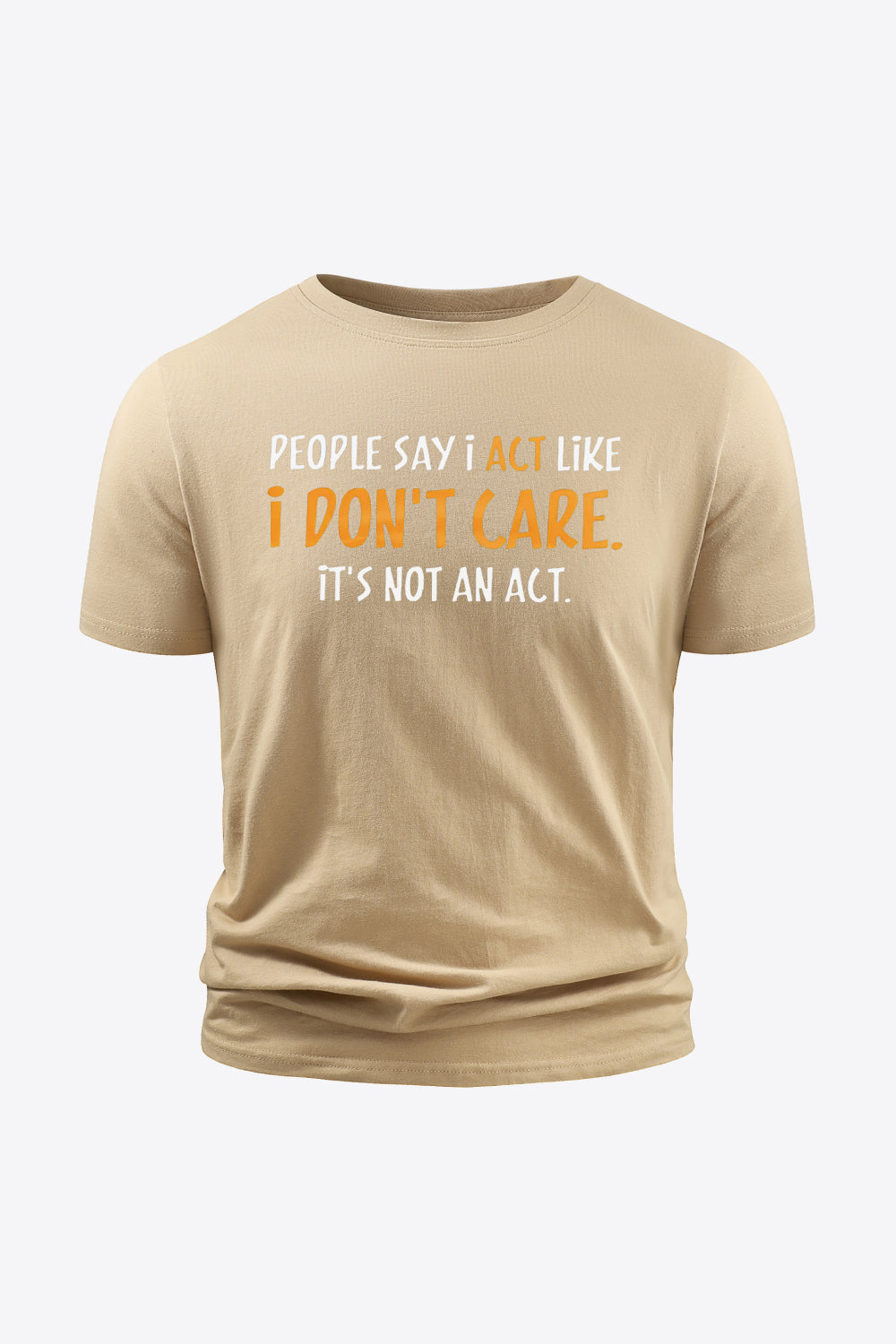 Slogan Graphic Short Sleeve T-Shirt