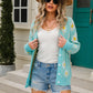 Daisy Pattern Button Front Cardigan