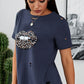 Leopard Lip Distressed T-Shirt