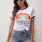 Rainbow Graphic Short Sleeve Tee