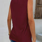 Buttoned V-Neck Tank
