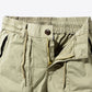 Drawstring Waist Button and Zipper Closure Cargo Shorts