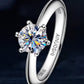 Wonderful Life 1 Carat Moissanite Platinum-Plated Ring