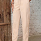 Drawstring Paperbag Waist Pocket Pants