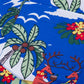 Tropical Print Button-Up Beach Shirt