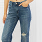 Judy Blue Michelle Full Size Straight Dad Jeans