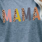MAMA Leopard Graphic Short Sleeve Tee