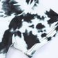Tie-Dye Round Neck Short Sleeve Tunic Tee