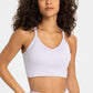 Crisscross Back V-Neck Sports Bra