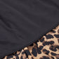 Plus Size Leopard Print Midi Skirt