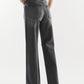 Kancan High Waist Distressed Knee Jeans