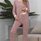 Striped Tee & Pants Pajama Set