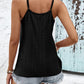 Contrast Eyelet Cami Top