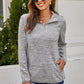 Heathered Quarter-Zip Sweatshirt