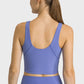 Feel Like Skin Highly Stretchy Cropped Sports Tank