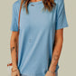 Distressed Round Neck Tee