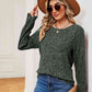Heathered Round Neck Top