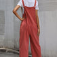 Wide Leg Overalls with Front Pockets