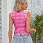 Textured Round Neck Tank
