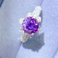 1 Carat Moissanite 925 Sterling Silver Ring