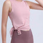 Round Neck Sleeveless Sports Tank Top