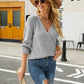 Long Sleeve Rib-Knit Sweater