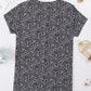 Animal Print Round Neck Tunic Tee with Pockets
