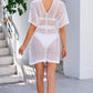 Openwork Tie Waist Cover Up