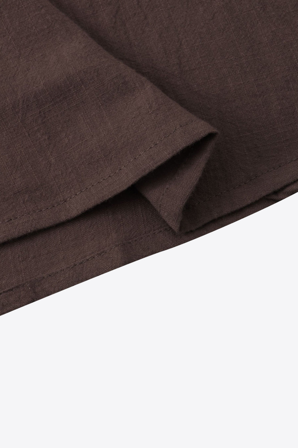 Textured Half-Button Top