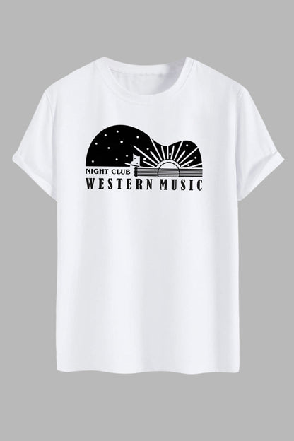 NIGHT CLUB WESTERN MUSIC Graphic Tee