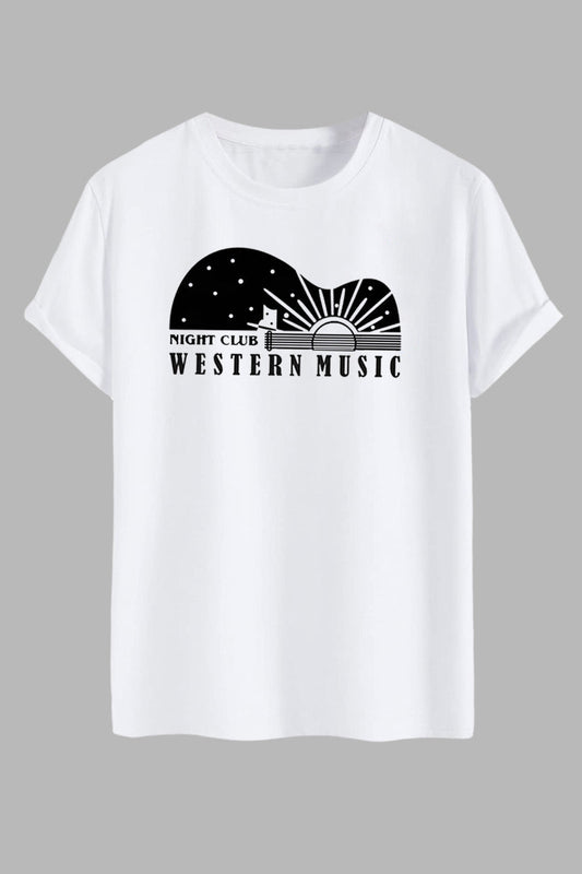 NIGHT CLUB WESTERN MUSIC Graphic Tee