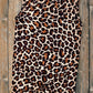 Leopard Color Block Scoop Neck Tunic Tank