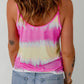 Tie-Dye Strappy Neck Tank