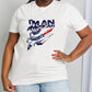 Simply Love Full Size I'M AN AMERICAN Graphic Cotton Tee