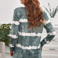 Tie-dyed Stripes Long Sleeve Shorts Lounge Set